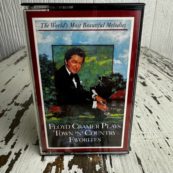 Floyd Cramer Plays Town Country Favorites 1997-1998 Ardee Cassette Tape Country - Picture 4 of 6